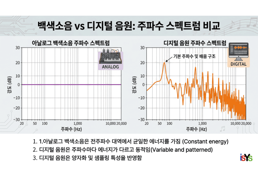 이명은 질병인가 증상인가에 대한 해답으로 제시되는 아날로그 백색소음의 주파수 특성